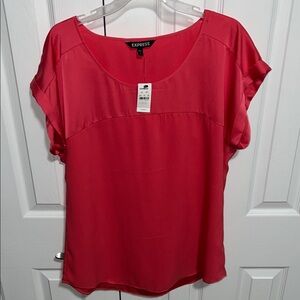 Express Women's Vibrant Pink Blouse